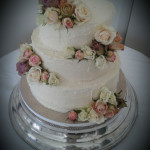Buttercream wedding cake